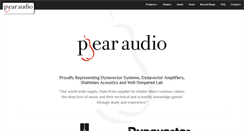 Desktop Screenshot of pearaudio.com